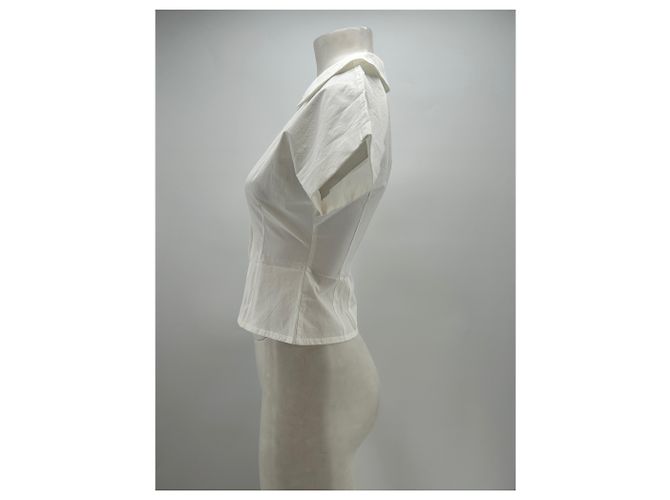 Autre Marque Camisa MY MUM MADE IT de algodón blanca S Blanco - vista 3