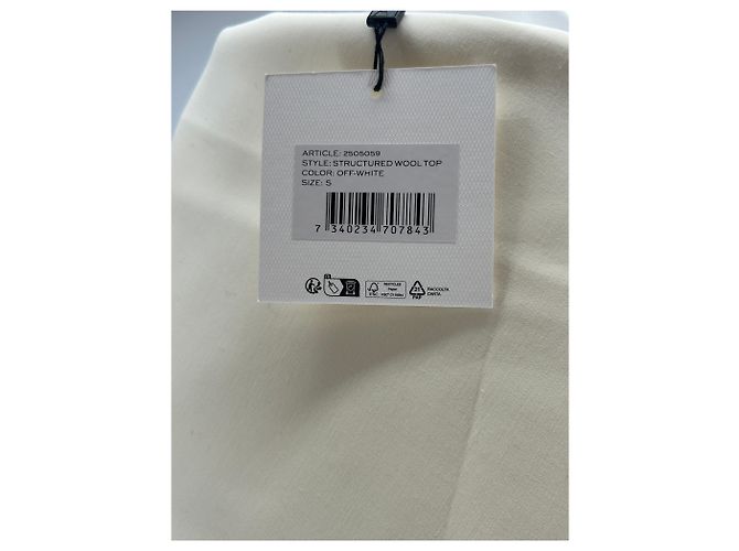 Autre Marque ARAKII Structured Top Beige Polyester S - view 5