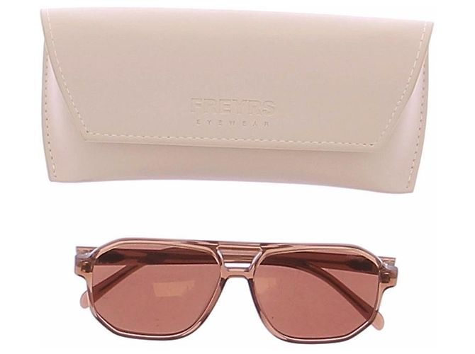 Autre Marque Gafas de sol FREYRS Marrones Castaño - vista 7