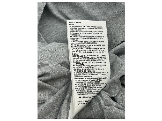 Ami Kleid aus Viskose Grau S - Ansicht 7