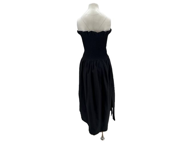 Autre Marque Vestido negro de algodón LAMAREL XS - vista 2