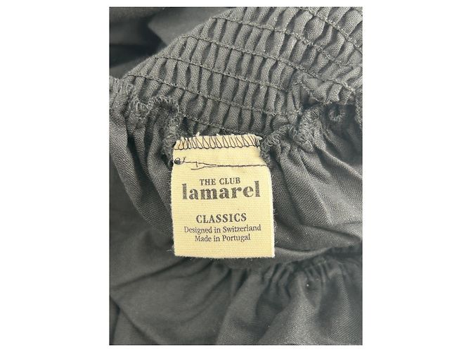 Autre Marque Vestido negro de algodón LAMAREL XS - vista 5
