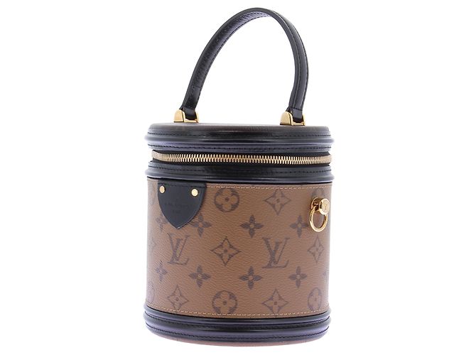 Louis Vuitton Borsa a mano Cannes in pelle Marrone - vista 2