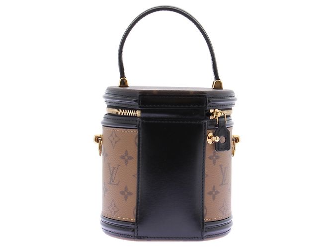 Louis Vuitton Borsa a mano Cannes in pelle Marrone - vista 3