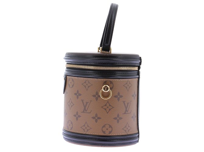 Louis Vuitton Borsa a mano Cannes in pelle Marrone - vista 4