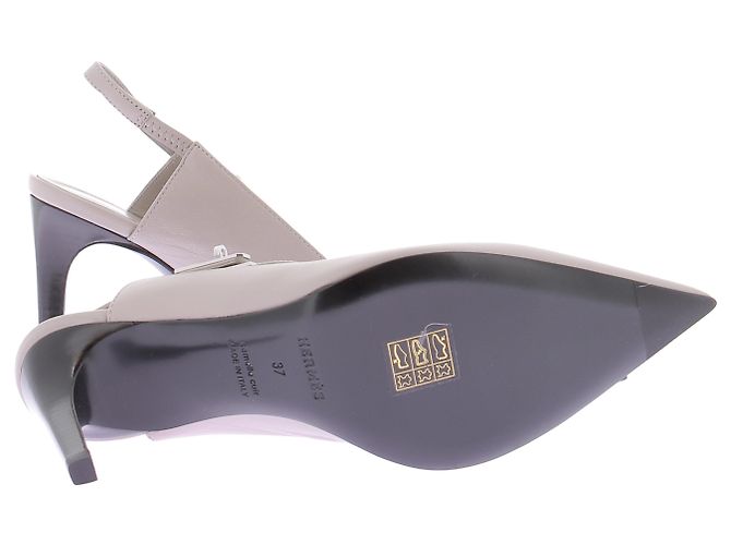 Hermès Lover 80 Pumps Grau Leder Größe 37 - Ansicht 5