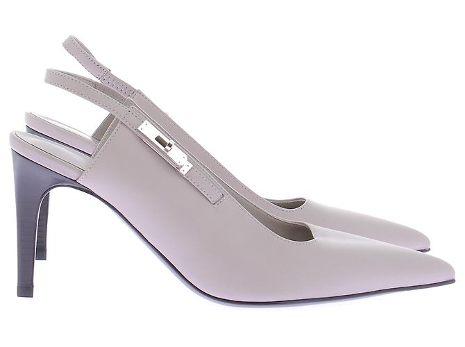 Hermès Lover 80 Pumps Grau Leder Größe 37 - Ansicht 6