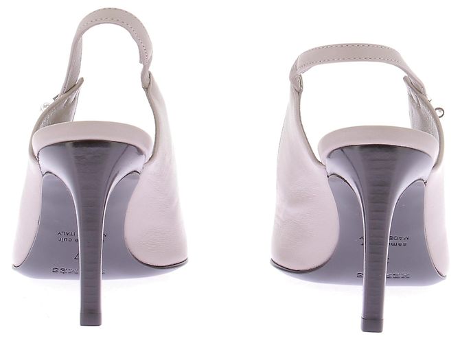 Hermès Lover 80 Pumps Grau Leder Größe 37 - Ansicht 7
