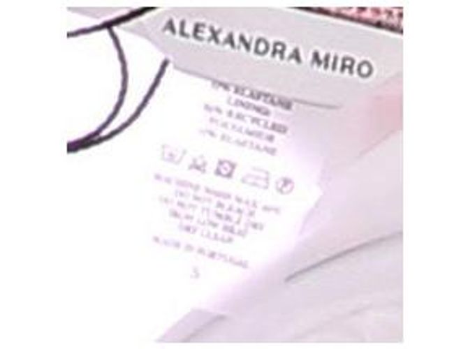 Autre Marque Top de bikini blanco con estampado floral Roja - vista 5