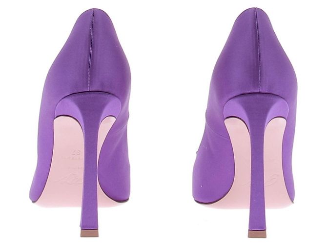 Roger Vivier Décolleté Trompette viola Porpora - vista 7