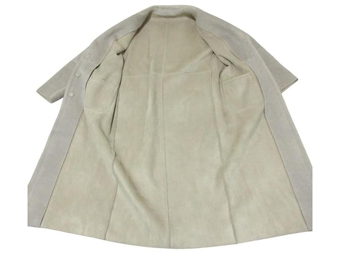 Autre Marque Abrigo Chester AMERI efecto piel de oveja sintética Beige - vista 6