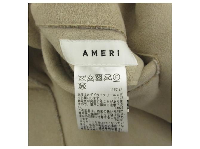 Autre Marque Abrigo Chester AMERI efecto piel de oveja sintética Beige - vista 7