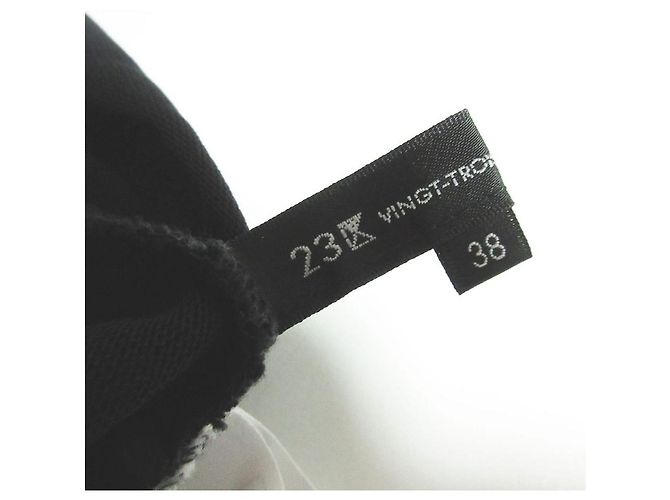 Autre Marque Langarm-Strickkleid 23ku Schwarz - Ansicht 5