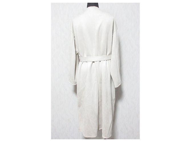 Autre Marque abahouse mavie Wildleder-Trenchcoat Beige - Ansicht 2