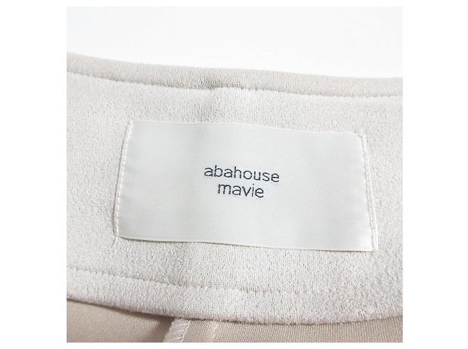 Autre Marque abahouse mavie Wildleder-Trenchcoat Beige - Ansicht 7