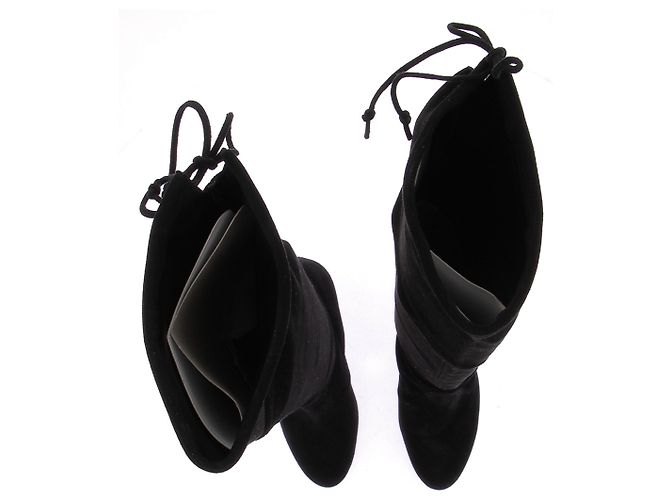 Stuart Weitzman Botas altas HIGHLAND en ante negro - vista 4