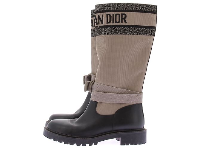 Dior D-Major Boots Black Leather Size 37 - view 2