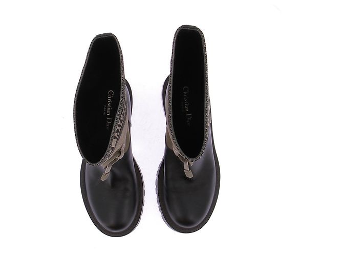 Dior D-Major Boots Black Leather Size 37 - view 4