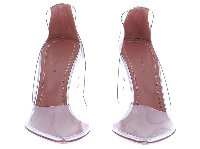 Décolleté in PVC Amina Muaddi Multicolore - vista 4