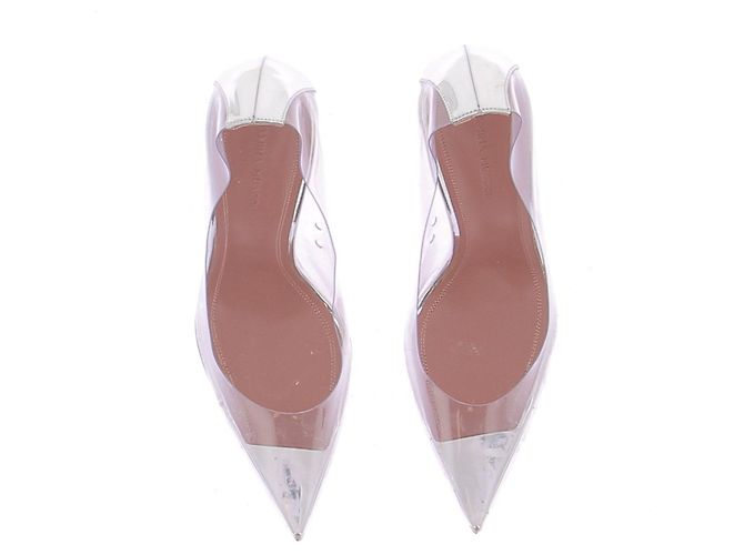 Décolleté in PVC Amina Muaddi Multicolore - vista 6