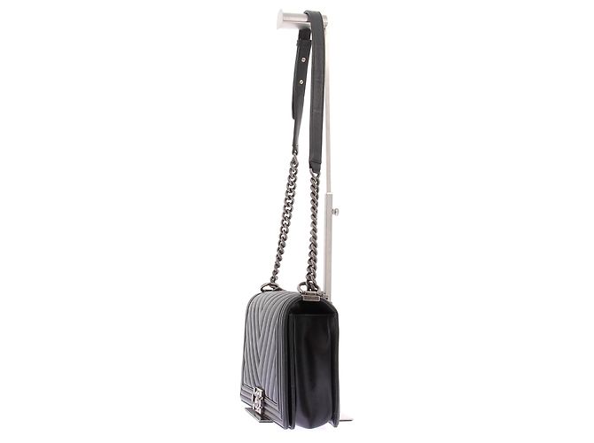 Chanel Borsa Boy in pelle Nero - vista 5