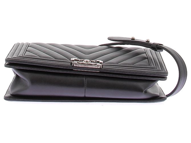 Chanel Borsa Boy in pelle Nero - vista 6