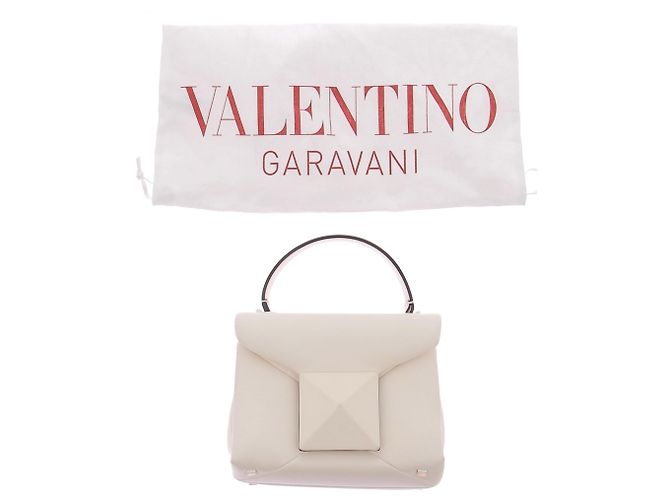 Valentino Garavani One Stud Ledertasche Weiß - Ansicht 7