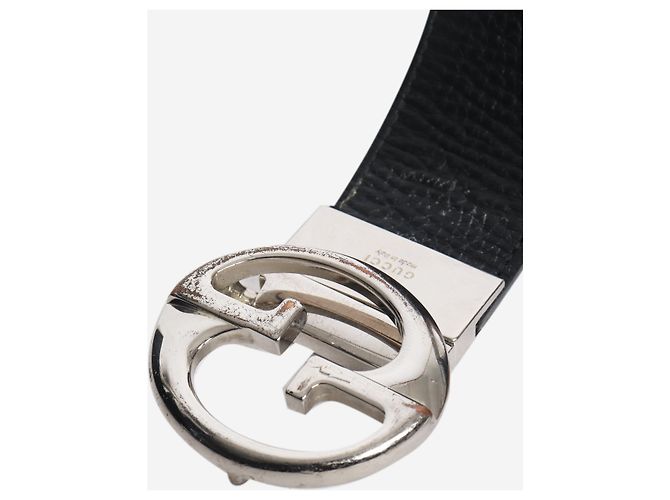 Gucci Cinturón de cuero negro - vista 3