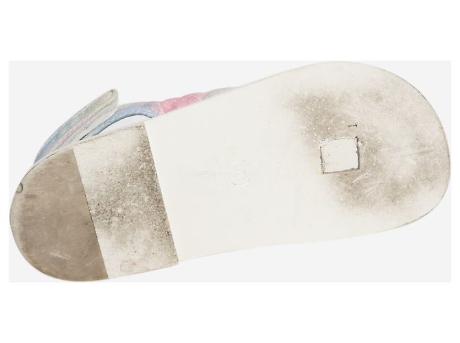 Chanel Sandali trapuntati pastello Multicolour Cruise 2022 - taglia EU 37.5 Multicolore - vista 5
