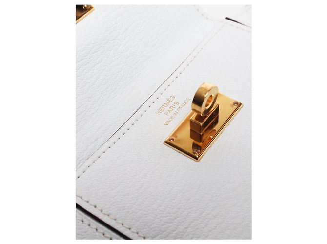 Hermès Cartera compacta Kelly Pocket de cabra Mysore Bleu Brume Azul - vista 5