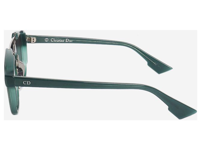 Dior Gafas de sol abstractas verdes - vista 4