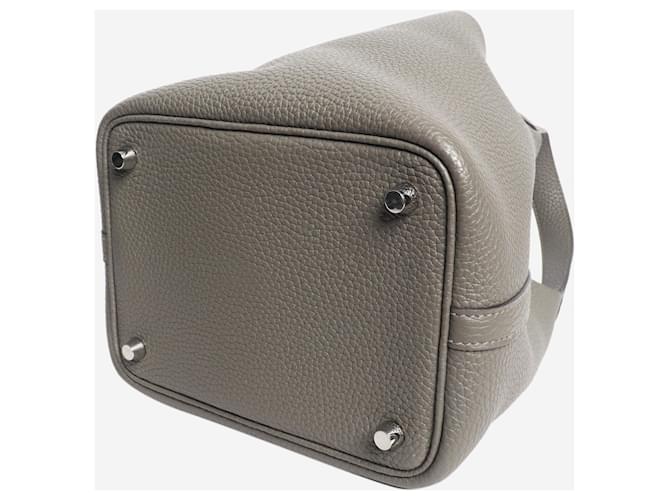 Hermès Borsa Picotin 18 Gris Meyer 2019 Grigio - vista 4