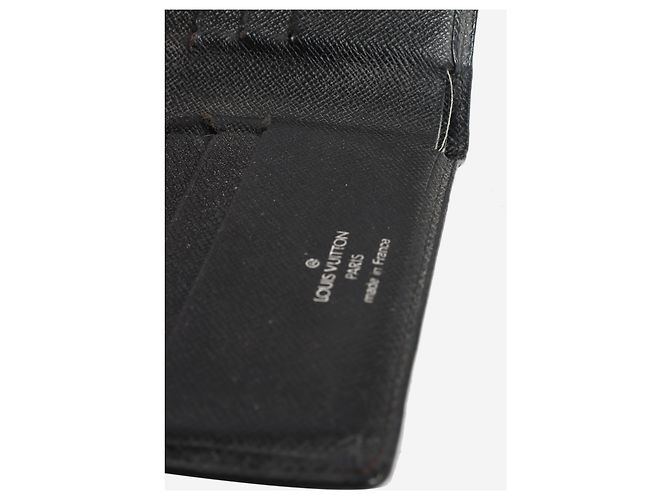 Louis Vuitton Black vintage 2002 leather bifold wallet - view 4