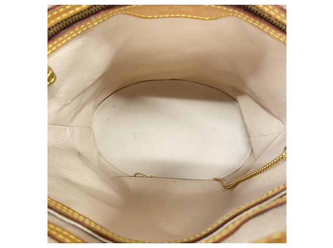 Borsa Tote Louis Vuitton Monogram Bucket PM Marrone - vista 4