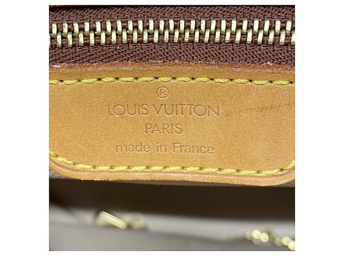 Borsa Tote Louis Vuitton Monogram Bucket PM Marrone - vista 5