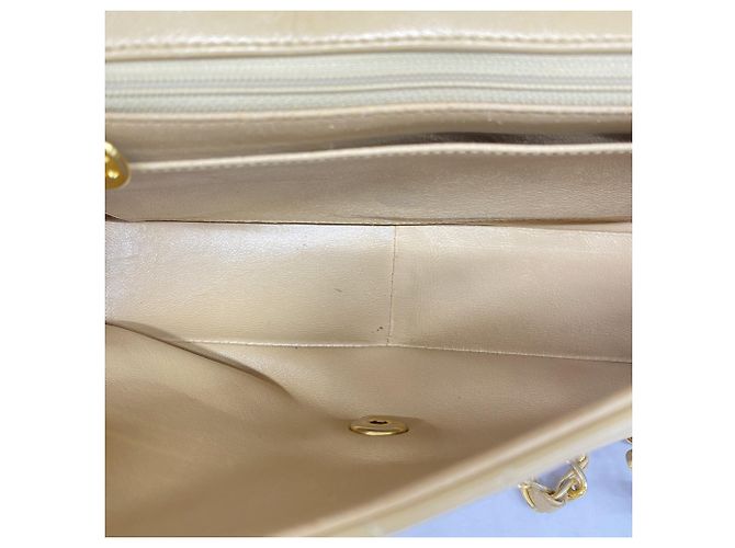 Borsa a Spalla con Catena Chanel Diana Beige - vista 4
