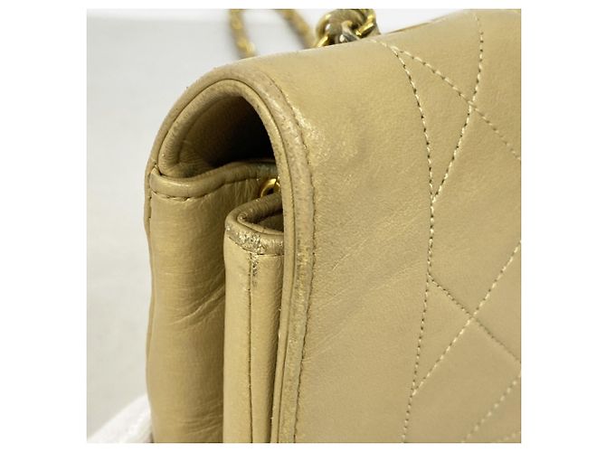 Borsa a Spalla con Catena Chanel Diana Beige - vista 6