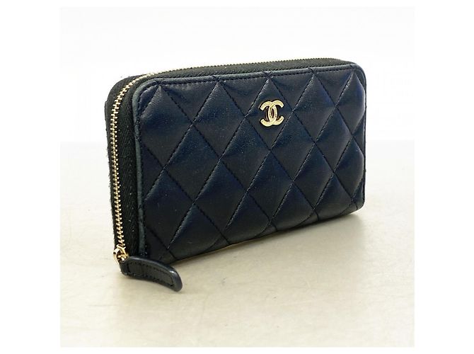 Portafoglio Chanel Matelassé in agnello Nero - vista 2