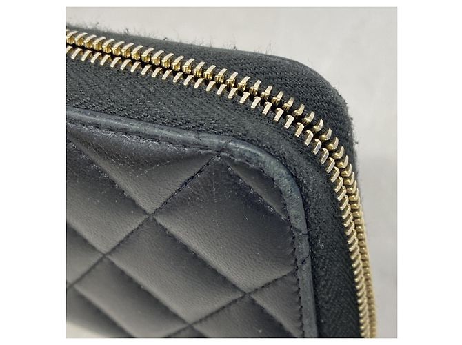 Portafoglio Chanel Matelassé in agnello Nero - vista 6