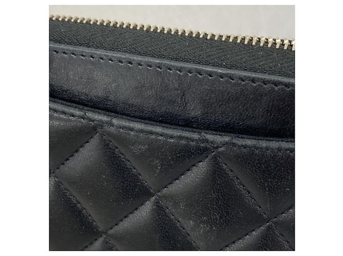 Portafoglio Chanel Matelassé in agnello Nero - vista 7