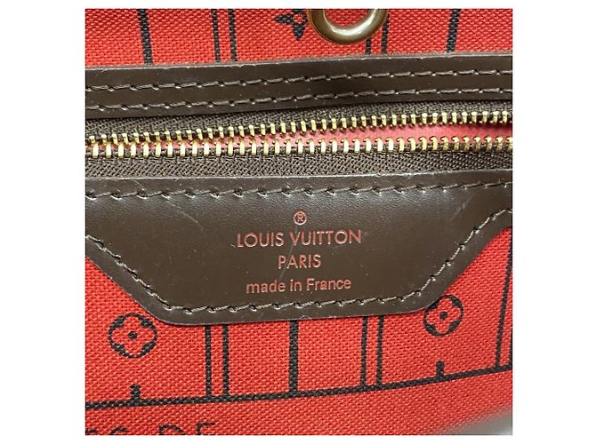 Borsa Tote Louis Vuitton Damier Neverfull MM Damier ebene - vista 5