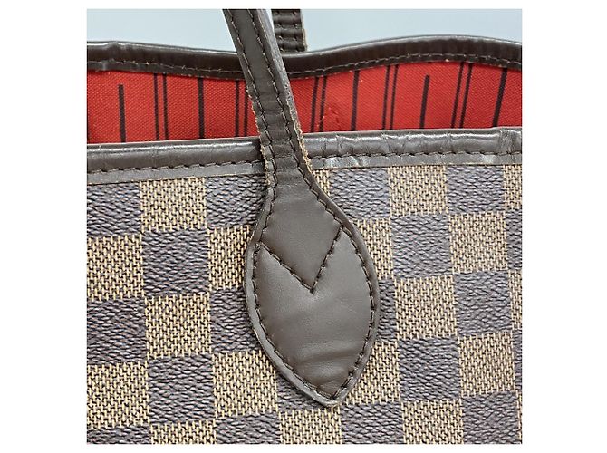 Borsa Tote Louis Vuitton Damier Neverfull MM Damier ebene - vista 9