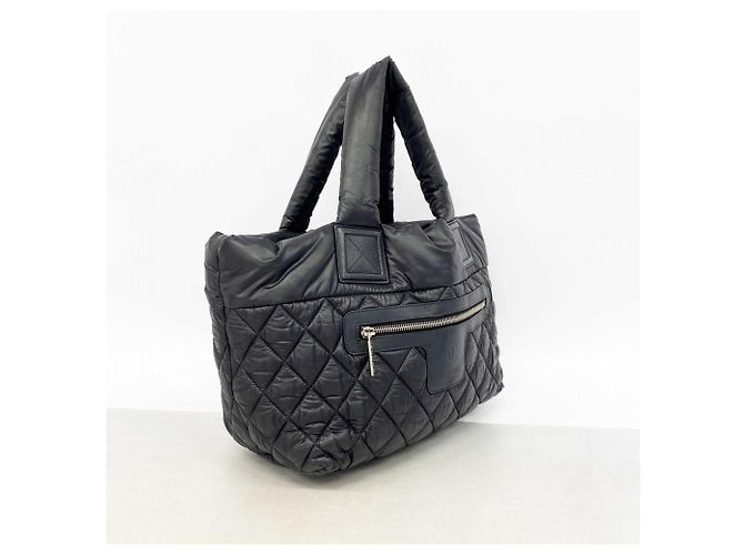 Chanel Coco Cocoon Nylon Tote Bag Schwarz - Ansicht 2