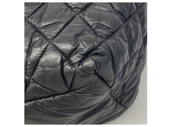 Chanel Coco Cocoon Nylon Tote Bag Schwarz - Ansicht 7