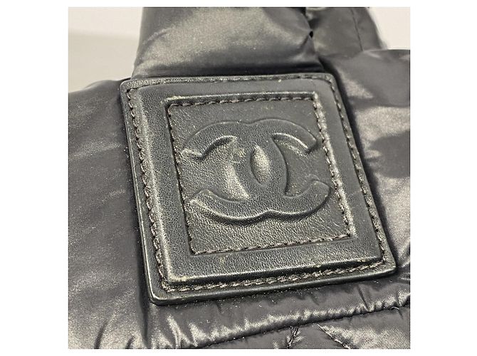 Chanel Coco Cocoon Nylon Tote Bag Schwarz - Ansicht 9