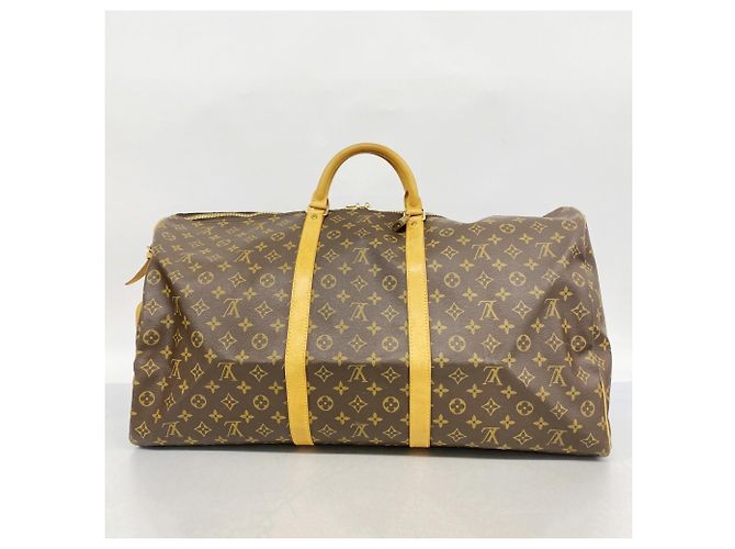 Louis Vuitton Boston Monogram Keepall Bandoulière 60 Marrone - vista 12