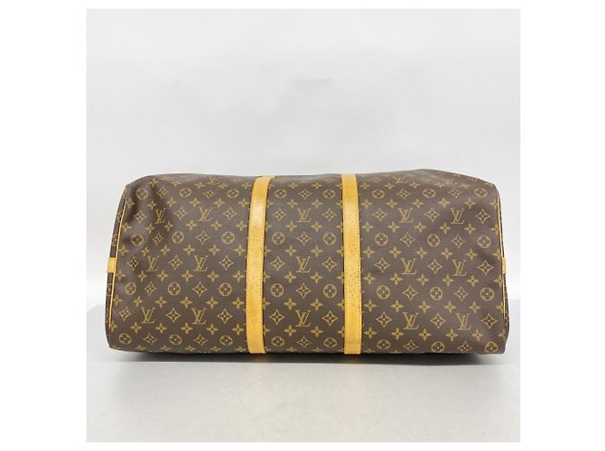 Louis Vuitton Boston Monogram Keepall Bandoulière 60 Marrone - vista 3