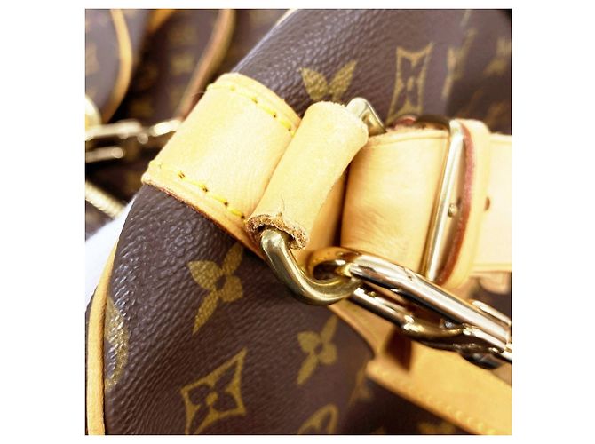 Louis Vuitton Boston Monogram Keepall Bandoulière 60 Marrone - vista 6