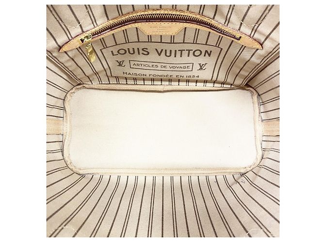 Borsa Tote Louis Vuitton Monogram Neverfull PM Marrone - vista 4