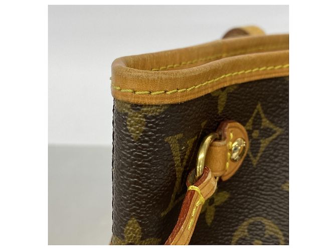 Borsa Tote Louis Vuitton Monogram Neverfull PM Marrone - vista 6